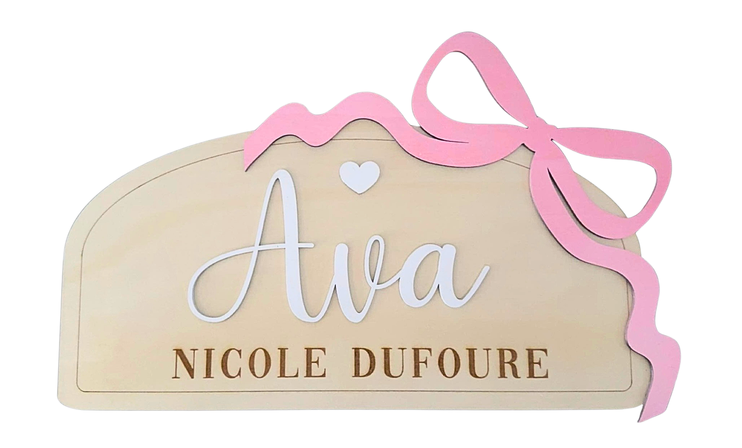 Custom Baby Name Sign – Personalized Nursery Decor